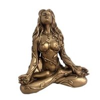 Millennial Gaia Statue Decoration Small Tea Room Mother Earth Goddess Statue