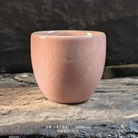 milliliter modern125Premium Household Tea Cup Tea Set Ice Crack Glaze Master Cup Pink Women's New Porcelain Tea Cup 5C1C