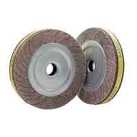 Millite nghìn cánh quạt đánh bóng bánh xe mài 200 * 25/30 * 25 giấy nhám bánh xe nghìn trang vải mài mòn bánh xe mâm cặp đá mài kim cuong Đá mài