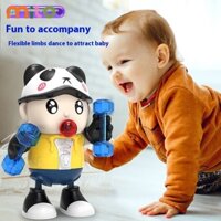 Milo Búp bê nhảy múa bằng điện âm thanh và ánh sáng Đồ chơi tập luyện nâng đầu cho bé Quà tặng giáo dục giáo dục sớm