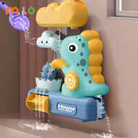 Milo Children's fun and cute dinosaurs turn around the sucker, swimming bathroom, water shower spray, male and female baby bath toys