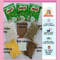Milo dầm Trân Châu Đường Đen |Topping Siêu Hot|Túi 400g