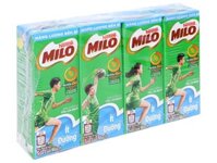 Milo Sữa lúa mạch ít đường Milo 180ml - lốc 4 hộp