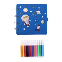 Milochics Dễ Thương TỰ Sáng Tạo Hoạt Hình Bé Trai Gái Album Ảnh Kids Cho Bé Tăng Trưởng Album Scrapbook với 12 chiếc Bút Nước