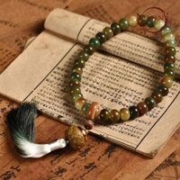 Milon Tràng hạt 48 bồ đề phong hóa Chuỗi niệm phật Phật giáo Vòng tay 12*9mm Chất liệu tự nhiên cao cấp