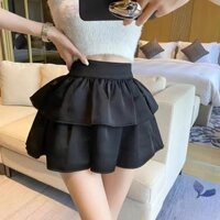 Milyfashion Váy Bánh Hai Lớp Váy Trắng 2023 Phong Cách Mới Mùa Hè Chống chói Tình Yêu Đầu Tiên Váy Trắng Nhỏ Váy Cao Cấp