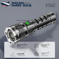 Mỉm Cười Cá Mập Mini Đèn Pin LED Đa Năng Sạc USB Zoom Camera Làm Việc Đèn Pin Thích Hợp Cho Ngoài Trời, Cắm Trại, Du Lịch, Câu Cá
