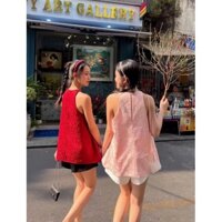 MINA TOP - ÁO YẾM GẤM