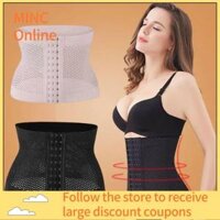 MINC ONLINE Sợi Polyester Đai sau sinh Thoáng khí Khoét lỗ Đồ định hình thắt lưng Thời trang Định hình cơ thể Corset eo Phụ nữ