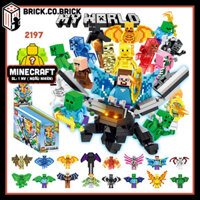 Minecraft Đồ chơi Lắp ráp Nhân vật Xếp Hình Khoa Học Mô hình Game Trí Tuệ Thông Minh 2197