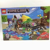 MINECRAFT_ Lego minecraft MY WORLD Có Đèn Nông Trường Vui Nhộn ( 540 miếng )