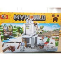 MineCraft Lego MineCraft xây dựng thế giới My World 35067 140pcs khối B