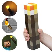 Minecraft Light Minecraft Đèn Pin Sạc Đèn Pin Đèn Led Treo Tường 28cm Đèn Pin G6r3
