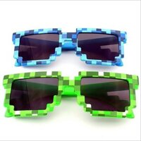 Minecraft Merchandise Creeper Kính râm vuông nhỏ màu đen mát mẻ Kính râm JJ Monster