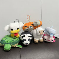 Minecraft Sang Trọng Búp Bê Mặt Dây Chuyền Gấu Trúc Rùa Gà Cừu Mặt Dây Chuyền Nhỏ Đồ Chơi Búp Bê Cáo Búp Bê C4.2