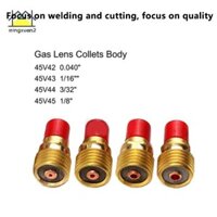 Mingxuan2 46 Cái TIG Ống Kính Khí Collet Thân Các Loại Bộ Kích Thước Cho Đèn Pin Hàn TIG SR WP9 20 25 Bộ Dụng Cụ Hàn TIG vn