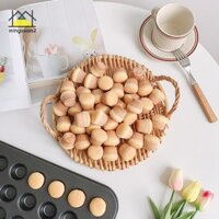 Mingxuan2 48 Lỗ Mini Bánh Muffin Tròn Chảo Cupcake Khuôn Chống Dính Đĩa Nướng Bánh Bằng Thép Carbon Khay Nướng Bánh Ngọt Dụng Cụ Nướng Nhà Bếp vn