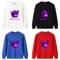 Mingyuan Dark Fruit Blox Fruit Children's Kids Clothing Spring Korean Version Boys Long-Sleeved Sweatshirt Girls' Baseshirt Cartoon Tops Hoodie Jacket