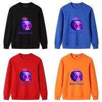 Mingyuan Sound Fruit Blox Fruit Children's Kids Clothing Spring Korean Version Boys Long-Sleeved Sweatshirt Girls' Baseshirt Cartoon Tops Hoodie Jacket