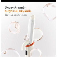 mình pass Máy uốn tóc làm xoăn mini GAABOR GHC-N35A trục nóng 25mm phủ gốm sứ cao cấp xoay 360 độ - Hàng chính hãng