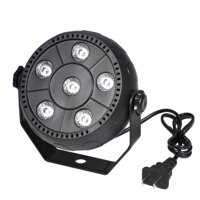 Mini 13W 6 LEDs RGB 3 in 1 Wash Effect Stage Par Light Ultra Long Lifespan Low Power Consumption Super Bright Portable Lamp Support Auto Sound Activation for Indoor Disco KTV Club Party Dormitory School Show