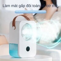 Mini 2024 Hộ Gia Đình Để Bàn Phong Cách Mới Quạt Điều Khiển Bằng Giọng Nói Quạt Điều Hòa Không Khí Màn Hình Kỹ Thuật Số Quạt Làm Mát F70 Thông Minh