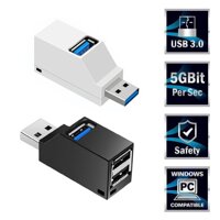 Mini 3 Cổng USB 3.0 Bộ Chia Hub Truyền Dữ Liệu Tốc Độ Cao Bộ Chia Hộp Dành Cho Máy Tính Xách Tay Máy Tính Macbook Pro Phụ Kiện