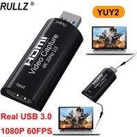 Mini 4K Video Capture Card 1080P 60fps Full HD MS2130 Capture Card Game Record Box HDMI To USB 3.0 Video Grabber Recorder Live Streaming for PS4 PS5 Camera Xbox Switch Laptop PC