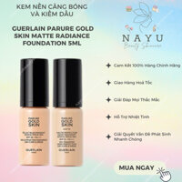 [MINI 5ML] KEM NỀN CĂNG BÓNG VÀ KIỀM DẦU GUERLAIN PARURE GOLD SKIN MATTE RADIANCE FOUNDATION 35ML