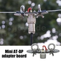 Mini AT-DP0 Adapter Board Bộ Ăng Ten Ngoài Trời 8x3x5cm Sợi Cường Lực Cao 300W GB 304 Thép Không Gỉ Lắp Đặt Nhanh Cho Đài Phát Thanh Sóng Ngắn