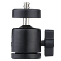 Mini Ball Head 1/4  Mount for Camera Tripod for SB800 SB900 580EX II vidicon Flash