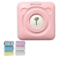 Mini Bear Thermal Printer, Wireless Photo Printer, Mobile Printer, Pocket Printer, Received Printer with USB Cable, Supports Android iOS Smartphone...