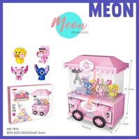 Mini Block | Đồ chơi xếp hình lego | - máy gắp thú mini -  Size XL( 1920 pcs )