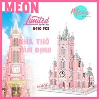 Mini Block Đồ chơi xếp hình lego - Nhà Thờ Tân Định - Super Extra Size (6410 pcs)