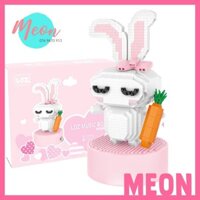 Mini Block xếp hình lego - Thỏ trắng- Size L (770 pcs )