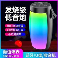 mini bluetooth speaker strong bass bluetooth speaker bluetooth speaker Loa bluetooth 1202, loa siêu trầm, loa mini di động ngoài trời, bầu không khí gia đình, âm thanh không dây để bàn