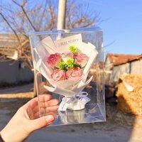 Mini Bó Hoa Nhỏ Bảo Quản Hộp Quà Tặng Xà Phòng Hoa Hồng Lưu Niệm