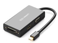 MINI DISPLAYPORT TO HDMI DVI VGA UGREEN 20417 HỖ TRỢ 4K