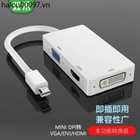 Mini DP sang HDMI / VGA / DVI Bộ chuyển đổi ba trong một Bề mặt Cổng kết nối Apple Cổng Lightning