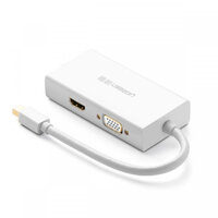 Mini Dp To Hdmi Vga Dvi Converter Đầu Chuyển Đổi Md114 - 20417 Ugreen - Hàng Chính Hãng