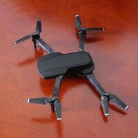 Mini Drone with Camera WiFi  Self stabilizing Gimbal 720P  Single  black - 4k dual Cam black