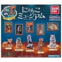 Mini figure Triển lãm mèo gacha Nhật mô hình trưng bày