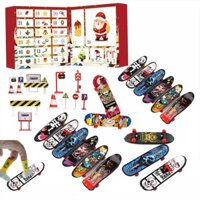 Mini Finger Skateboard Advent Calendar 24 Days Christmas Countdown Calendar Gift