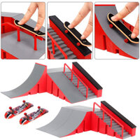 Mini Fingerboard Ngón Tay Skate Park Ramp Kit Tech Deck Board Ultimate Park Quà Tặng Trẻ Em Kết Hợp Bộ Đồ Chơi Hợp Kim Đứng Đạo Cụ