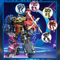 Mini Force Siêu Khủng Long Điện Biến Đổi Robot Đồ Chơi Nhân Vật Hành Động MiniForce X Mô Phỏng Xe Biến Dạng Máy Bay Đồ Chơi