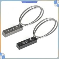 Mini Giay Khóa Cáp Thép 4 Chữ Số Mật Khẩu Dây Kết Hợp Cho Xe Đạp Locker Hàng Rào Tủ Bảo Quản