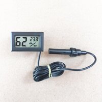 Mini Màn Hình LCD Kỹ Thuật Số Nhiệt Kế Ẩm Kế Độ Ẩm Nhiệt Độ Chất Lượng Cao-50 C Đến 70C 10% RH Đến 99% RH