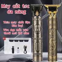 Mini máy cắt tóc điện, sạc không dây USB, thiết kế máy cạo râu, phù hợp với nhiều kiểu tóc.
