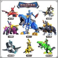 Mini Mới Quân Đồ Chơi Chất Lực Mecha X Siêu Quyền Lực 2 Khủng Long Robot Biến Hình Ford Trẻ Em Nam