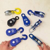 Mini Nâng Ròng Rọc Dây Dây Tiết Kiệm Nhân Công Ròng Rọc Bánh Xe Đơn Ròng Rọc Sắt Tiêu Chuẩn Quốc Gia Mini Cầm Tay Nâng Bánh Xe Treo